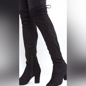 Call It Spring Gray Over the Knee Boots. Size US10. Geat Condition.